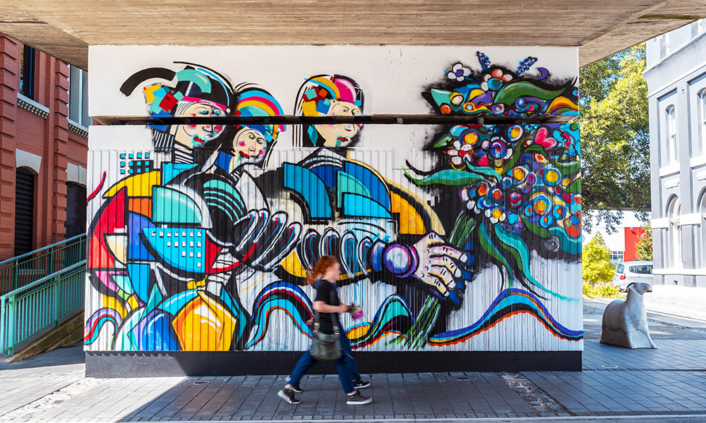 Street art in Dunedin
