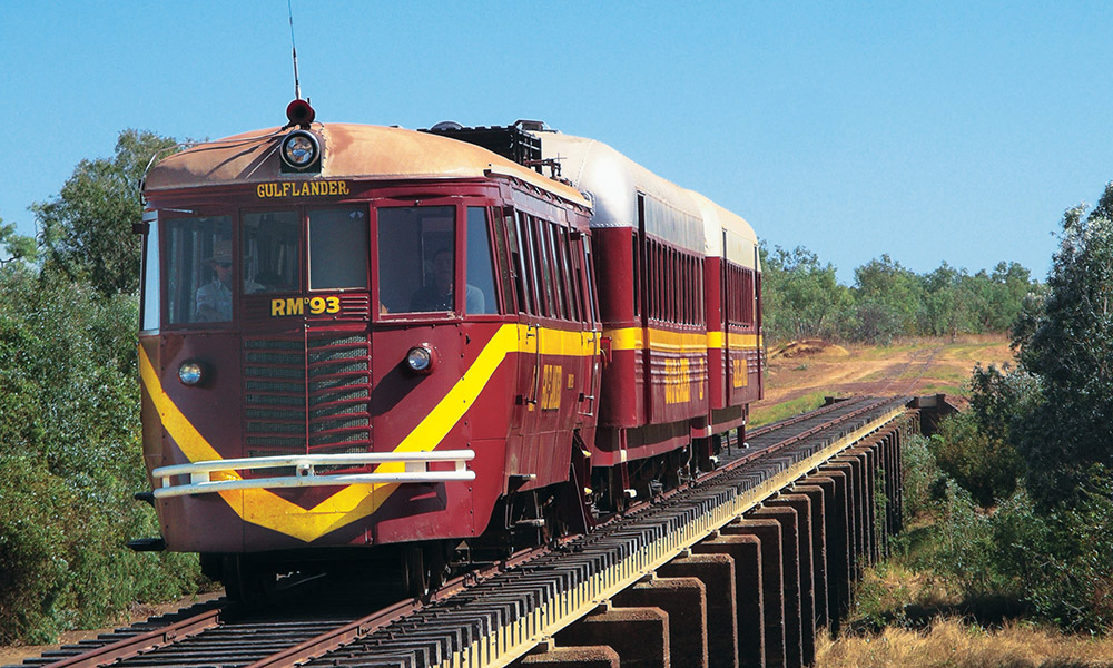 Gulflander historic train. Credit: Tourism and Events Queensland