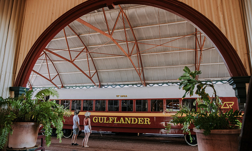 Gulflander historic train. Credit: Tourism and Events Queensland