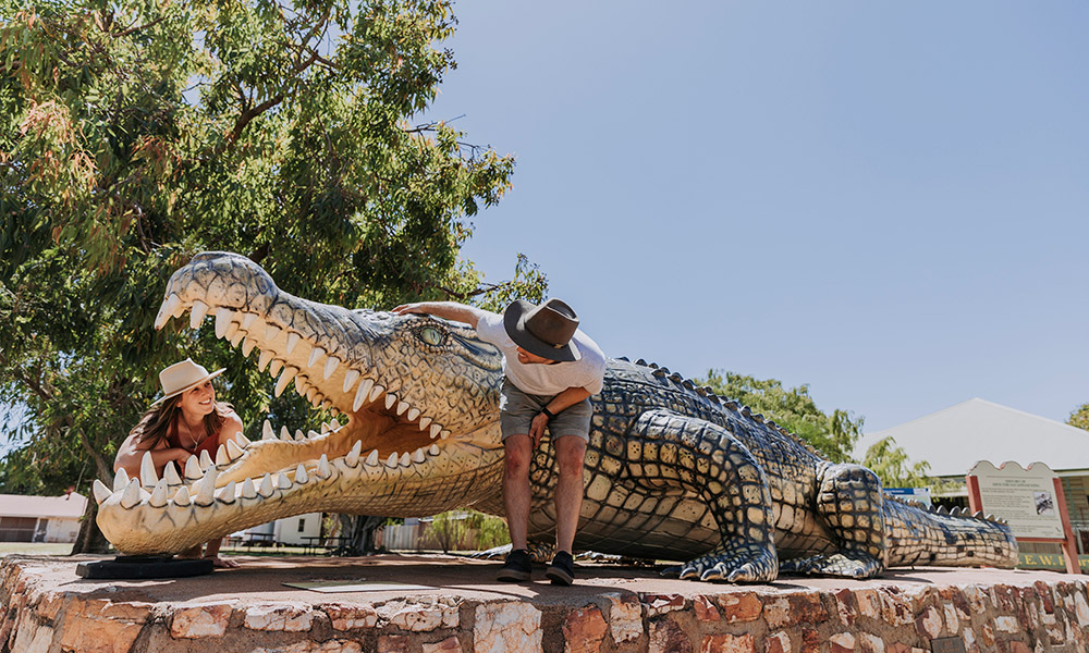 Krys the Croc. Credit: Tourism and Events Queensland