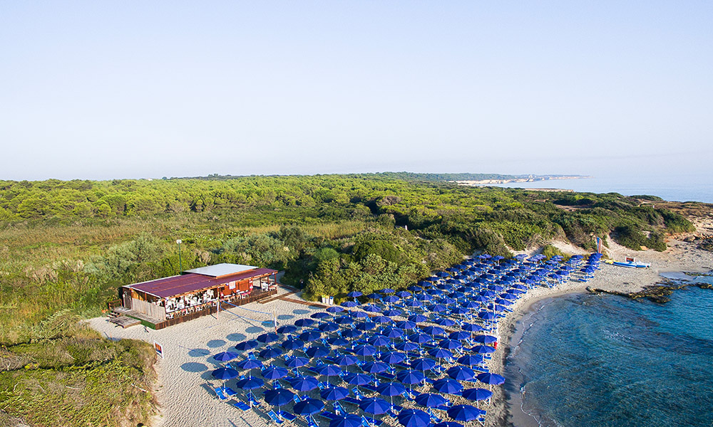 Relax on the private beach