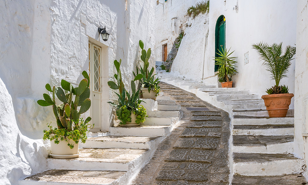 Visit Ostuni during an optional tour
