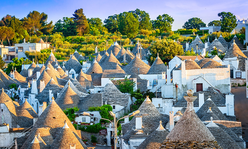 Visit Alberobello during an optional Full Day tour