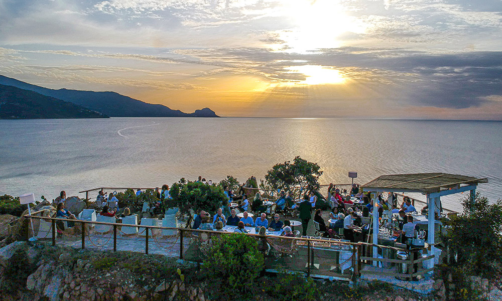 Enjoy a sunset dinner