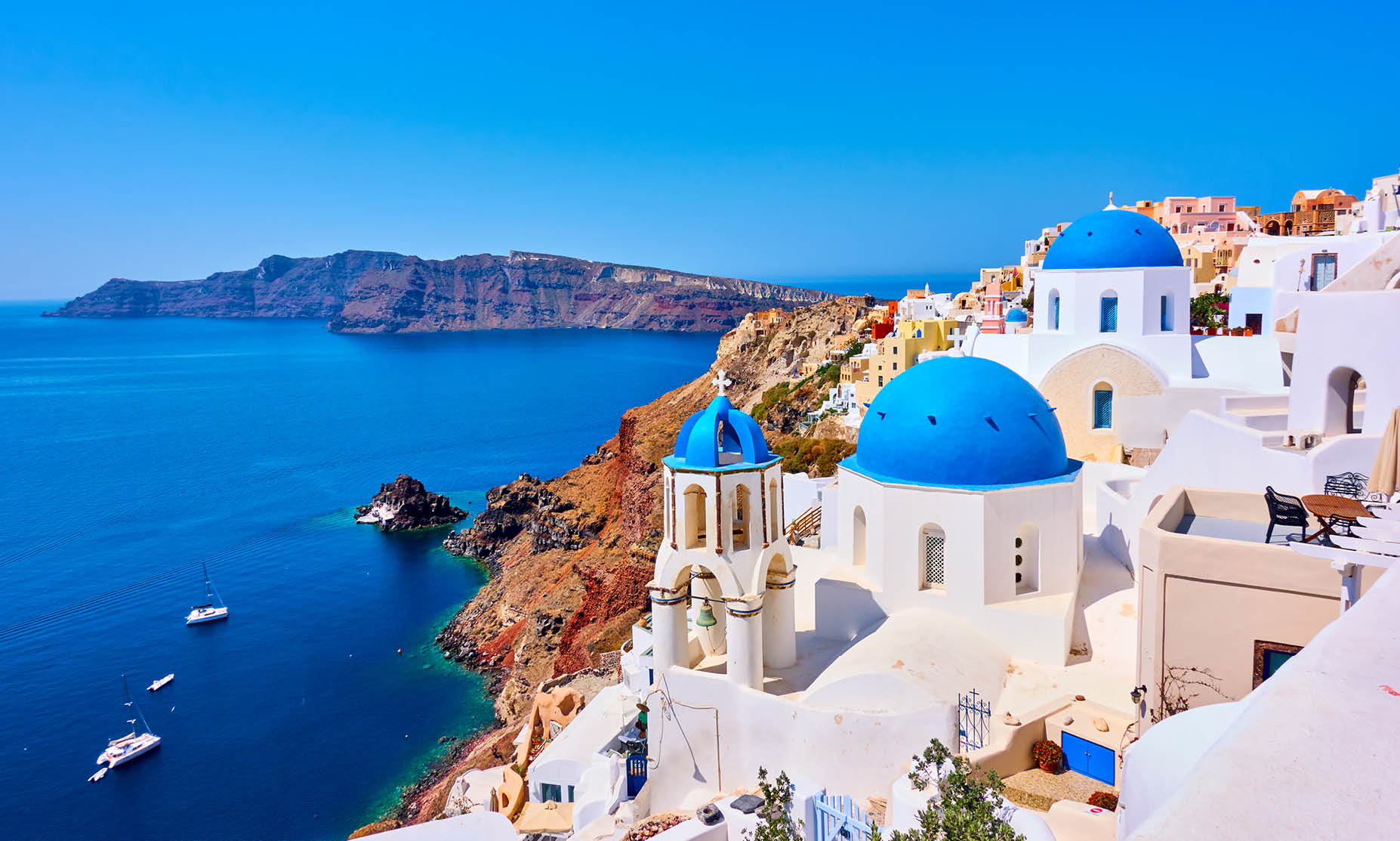 Enjoy all that spectacular Santorini has to offer, particularly the breathtaking views.