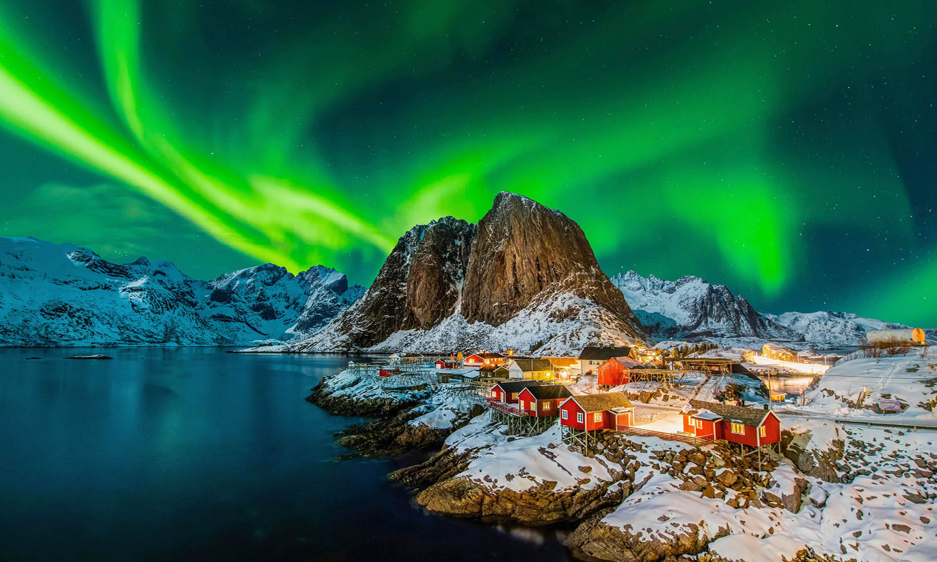 Cruise from Bergen to Kirkenes, stopping to explore colourful cities and ports along the way.
