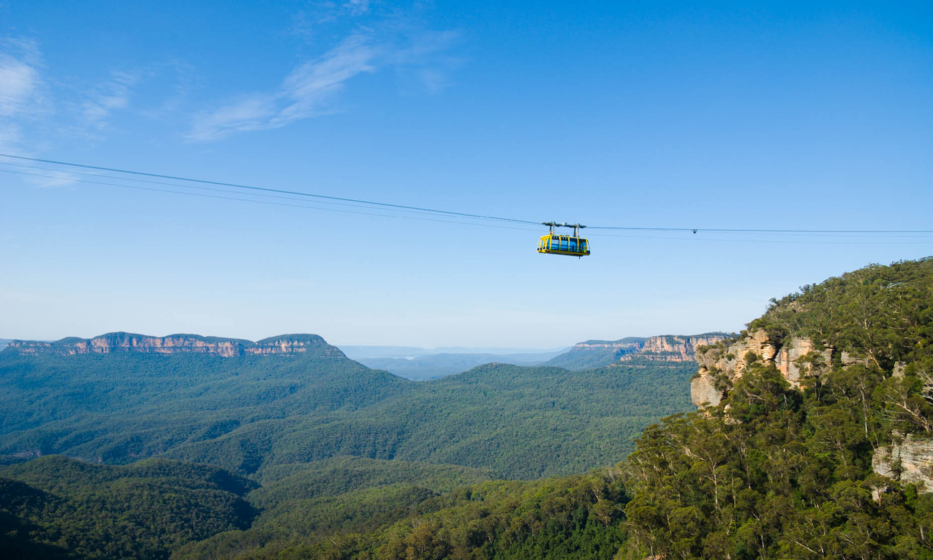 The Scenic Skyway is a must-do when visiting the Blue Mountains National Park.