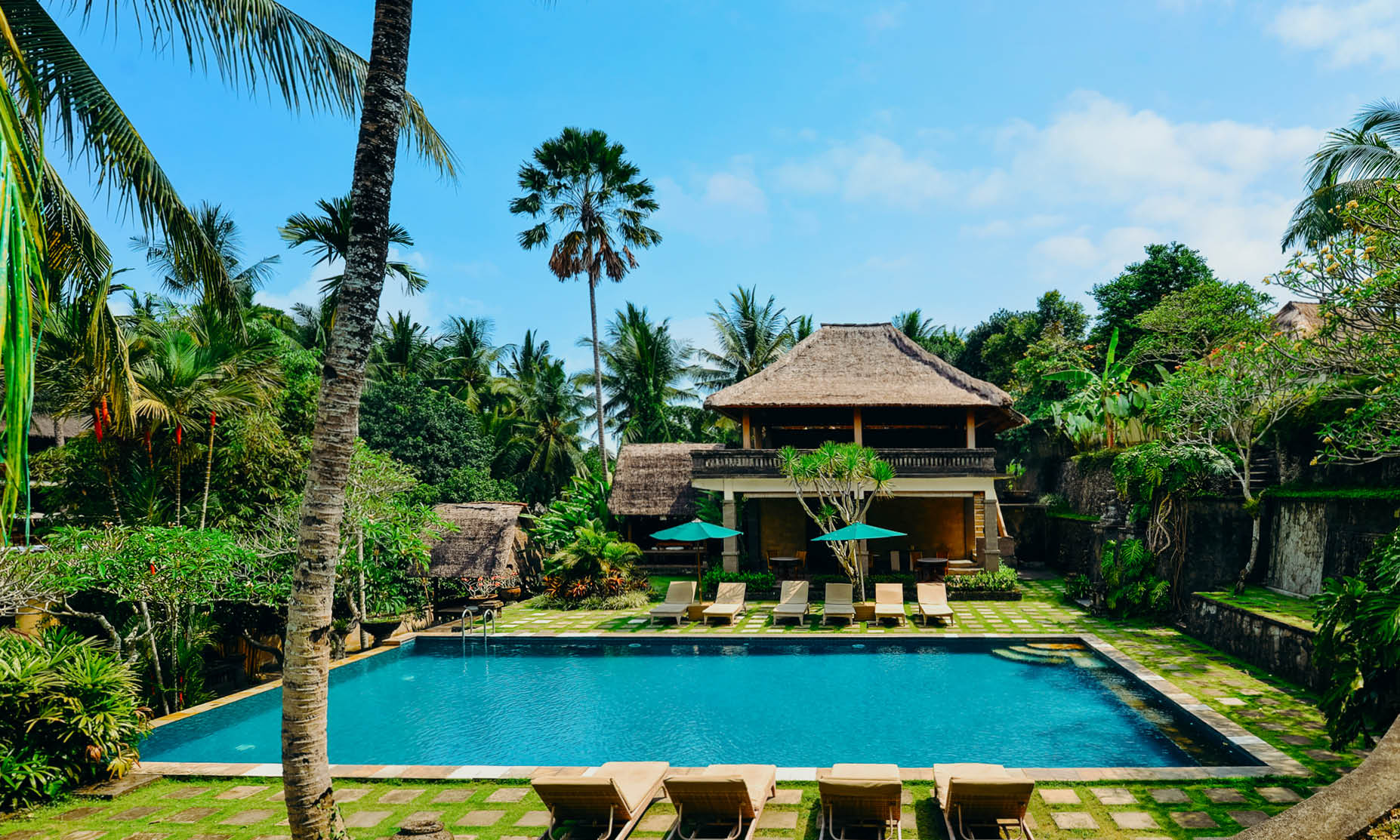 Find peace and quiet while staying in the centre of Ubud, Bali.