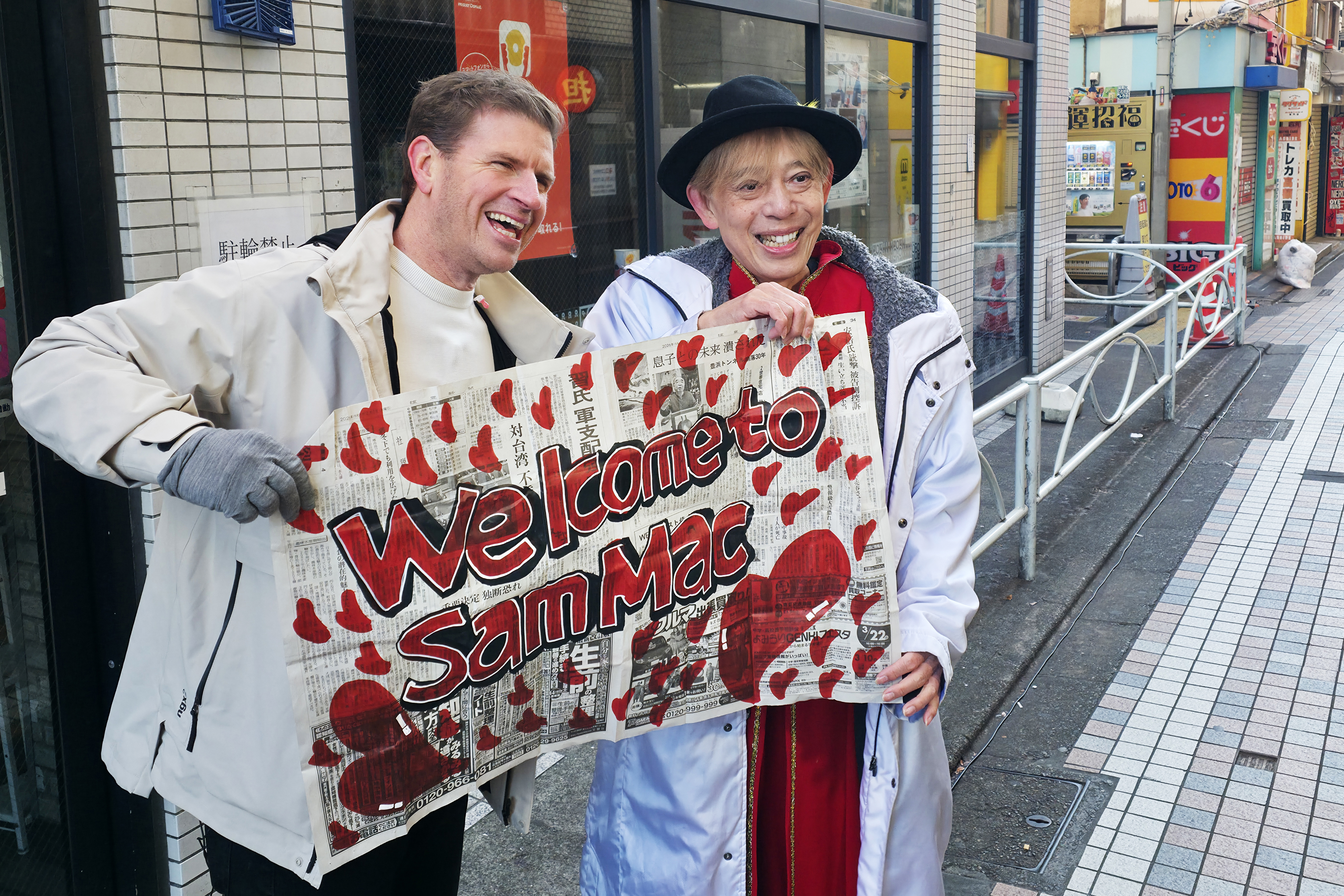 Sam Mac received a warm welcome in Tokyo, Japan, during this trip with TripADeal.