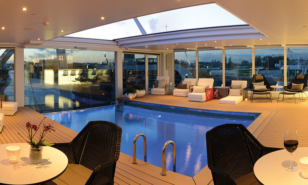 Emerald Cruises indoor pool