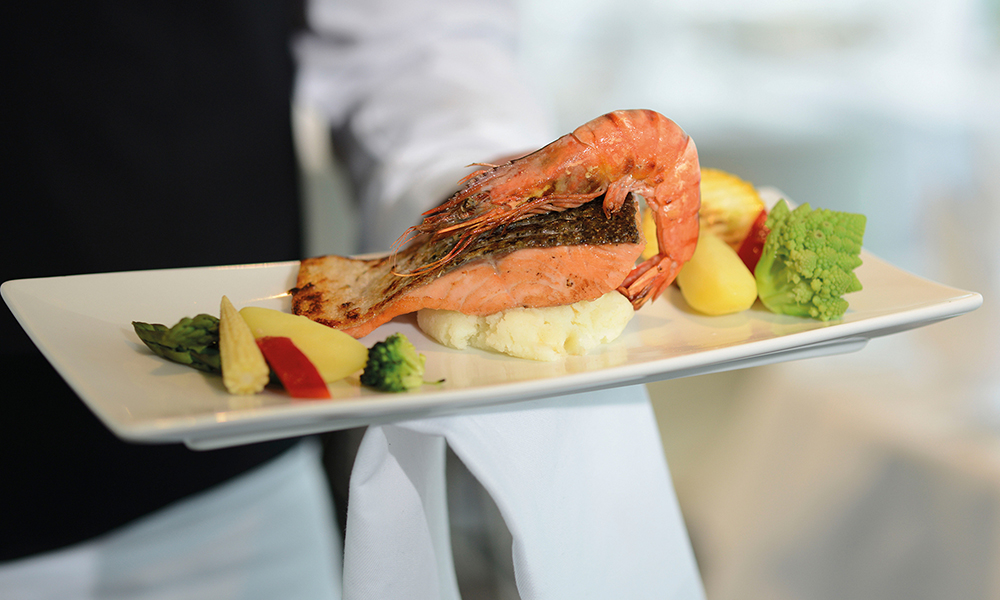 World-class dining onboard