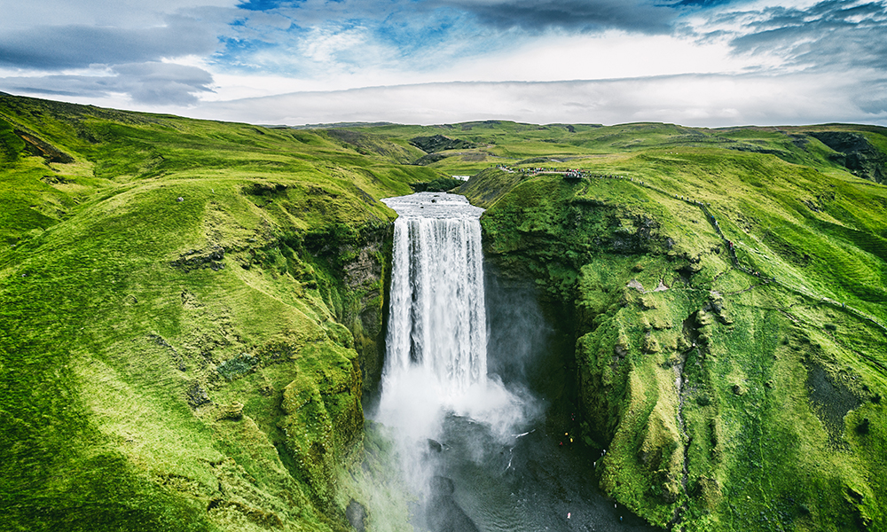 Skogafoss Waterfall