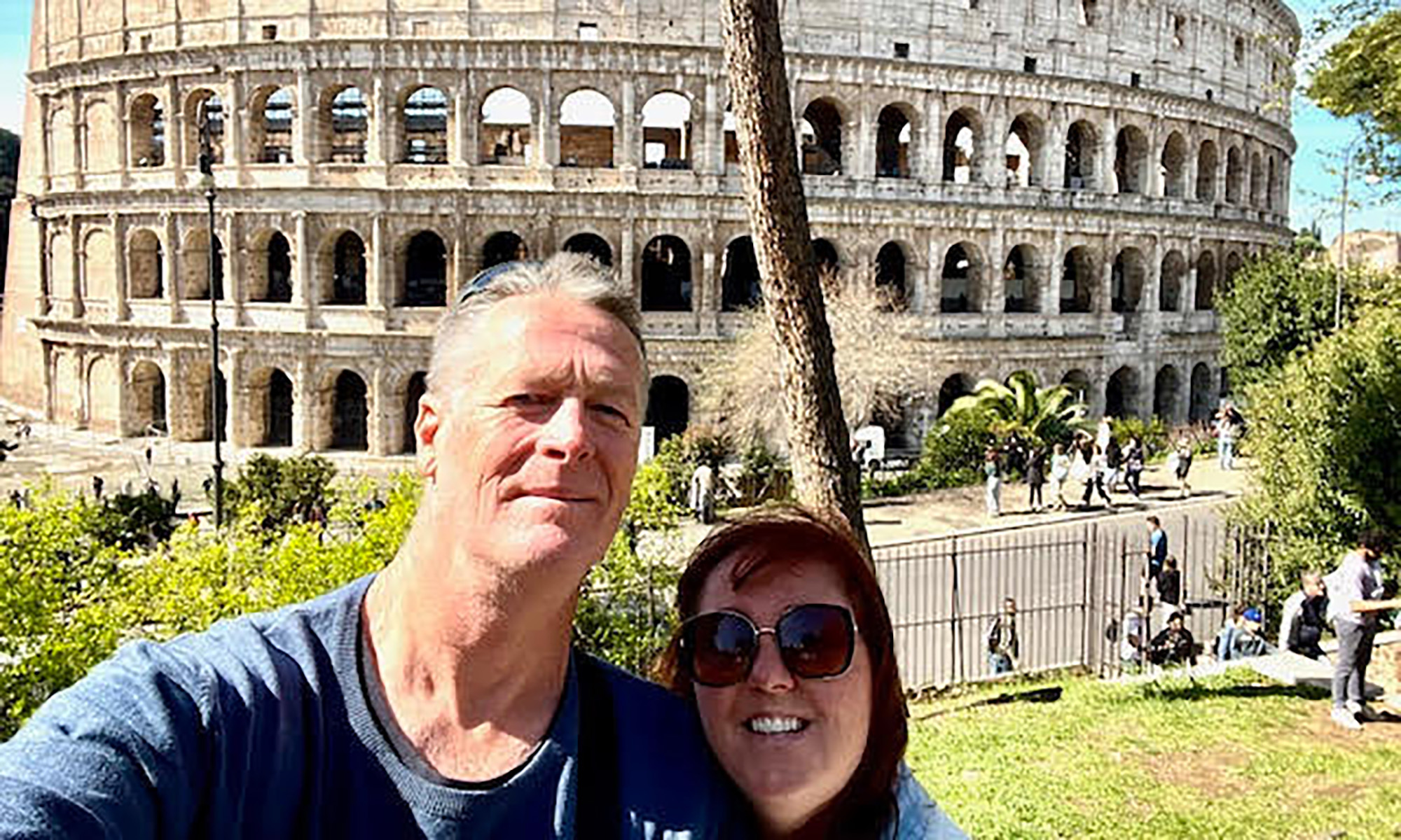 Jennifer and Michael in Rome, Italy.