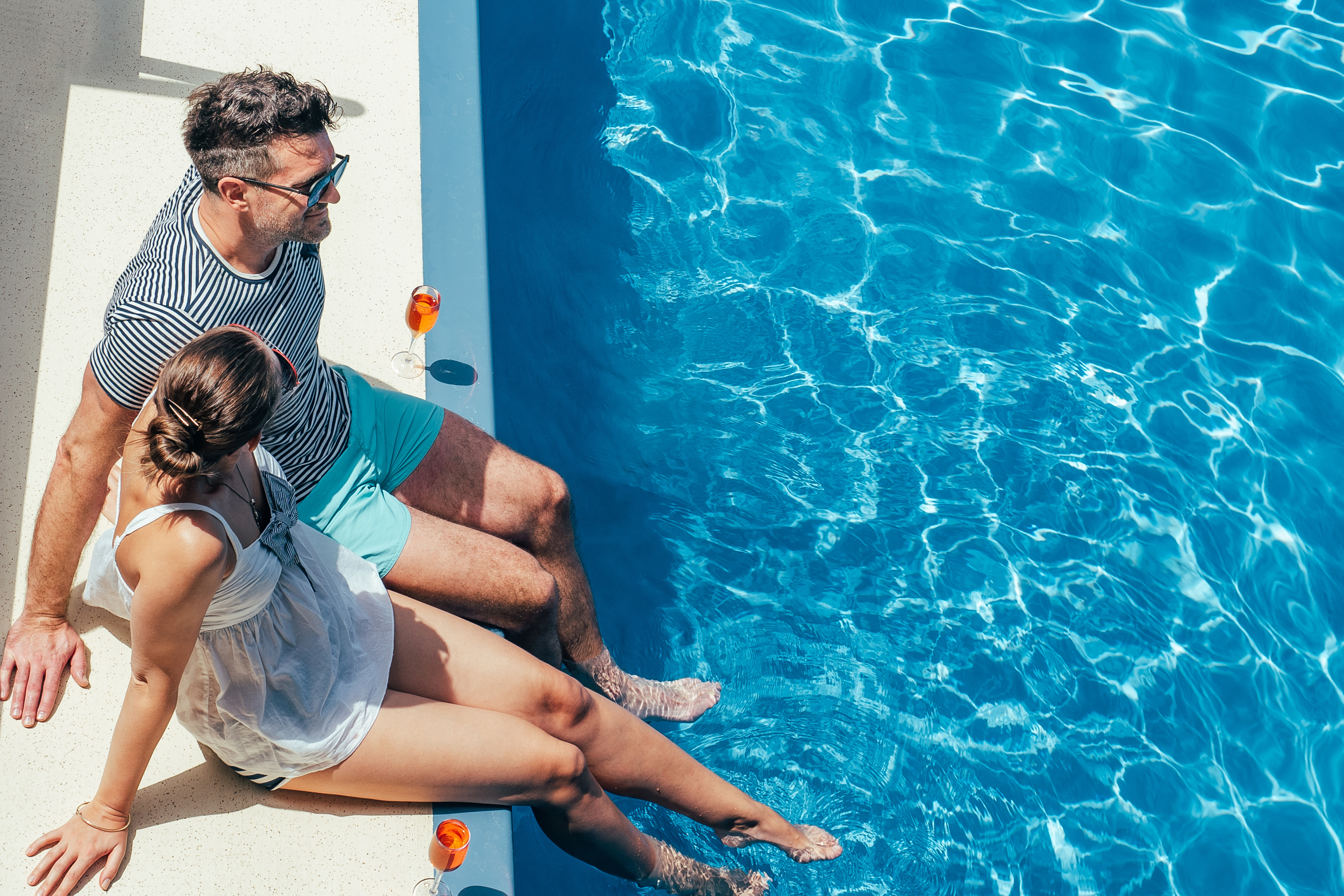 Your no stress time-out by the pool.