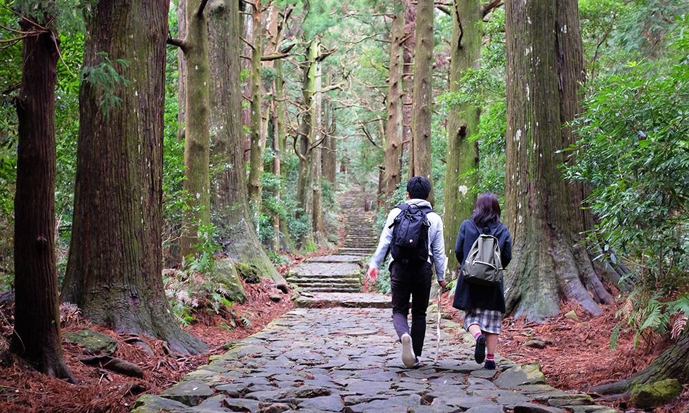 The trek to Kumano Nachi Taisha