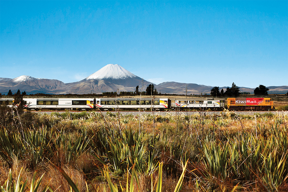 The Northern Explorer Train in New Zealand
